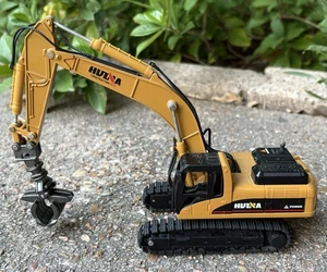 Camión de juguete 1/50 con agarre de madera equipo de construcción fundido a presión vehículo de juguete de metal - Imagen 1 de 7