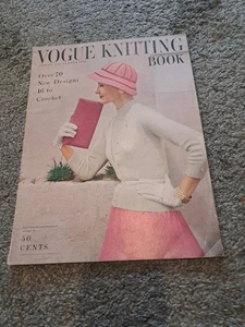 Patrones de revista de libros de punto Vogue vintage primavera verano 1954 - Imagen 1 de 7
