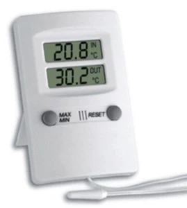 Digital Hi Lo Memo Inside Outside Thermometer Veterinary Temperature Farm - Picture 1 of 1