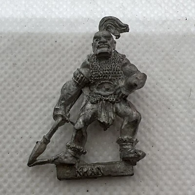 Warhammer Norse Barbarian Khan Metal Miniature GW 1987 VTG - Image 1 of 4