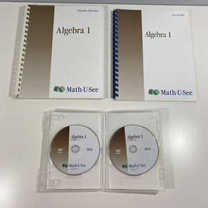 Math U See DVD (2009) Teacher Manual & Test Booklet (2002) LOT *READ* See Photos - Picture 1 of 8