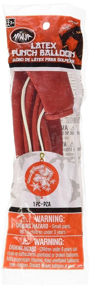 Guerrero Ninja Artes Marciales Luchador Niños Niños Fiesta de Cumpleaños Favor Punzón Globo Foto 1 de 1