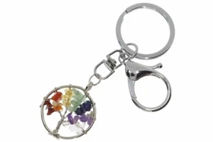 Chakra Schlüssel Anhänger - Baum des Lebens - 9cm - A267B - Bild 1 von 1