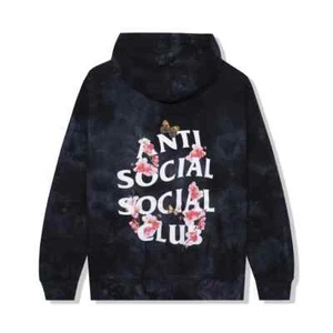 DS FW22 Anti social social Club Kkoch Never Dies tie dye Hoodie M Auth ASSC TS - Picture 1 of 7