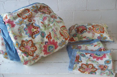 Edredón Tommy Hilfiger La Croix Paisley Queen + 2 fundas estándar + almohada Foto 1 de 4