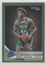 2019-20 Panini Donruss Rated Rookie Green Flood Romeo Langford #213 Rookie RC
