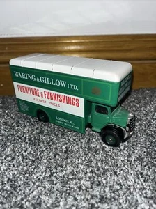Used CORGI CLASSICS BEDFORD LUTON REMOVAL VAN - WARING & GILLOW Heavy Diecast - Picture 1 of 7