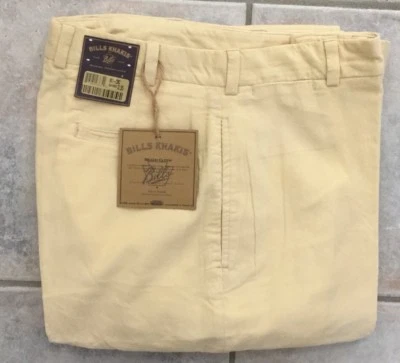 NWT-Bills khakis M1-CBC Size 35 PLAIN BEACH CLOTH CORDUROY CREAM MSRP $165 - Image 1 of 3