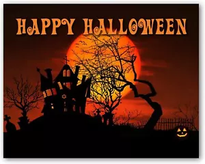Happy Halloween Karten - innen leer mit Umschlägen - 5,5"x4,25" - 24 Stück - Bild 1 von 4