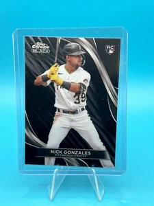 2024 Topps Chrome Black Nick Gonzales RC #22 Pittsburgh Pirates - Picture 1 of 2