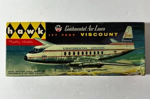 RARE Hawk #506-98 1/96 Super Viscount 812 Continental Air Lines N250V from 1956 - Picture 1 of 5