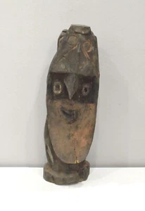 Máscara de Papúa Nueva Guinea Doble Cara Yina Yam Máscara de Cosecha - Imagen 1 de 4