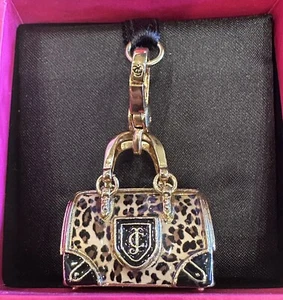 Bolso de mano Juicy Couture 2013 leopardo encanto (raro) YJRU7087 - Imagen 1 de 7