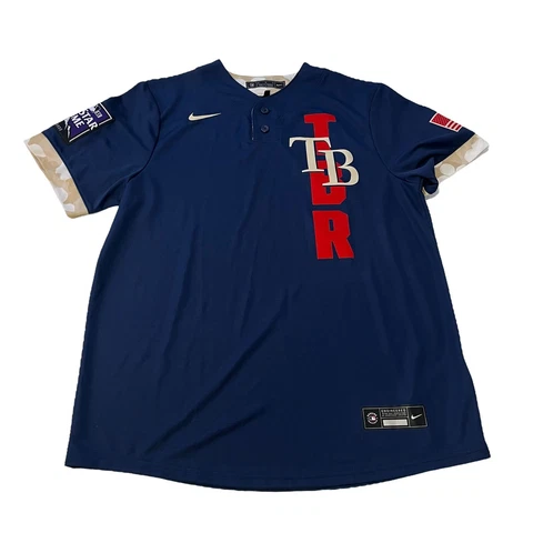 NWOT Nike MLB All Star Game AUTHENTIC 2021 Tampa Bay Rays Jersey Men's Sz M Cover