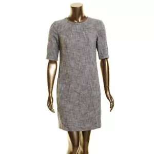 TRINA TURK Women's Paradiso Elbow-sleeve Evening Shift Dress TEDO - Picture 1 of 2