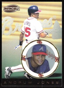 1999 Pacific Invincible #12 Andruw Jones   - FREE SHIPPING