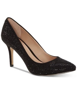INC International Concepts Zitah schwarze hochhackige Pumps Schuhe Glitzer Größe 7M - Bild 1 von 8