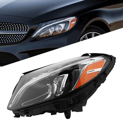2015-2018 For Mercedes Benz C-Class C300 W205 LED Headlight Lamp Driver Side LH Foto 1 de 4