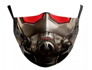 Antman Superhero Face Mask Cartoon Washable Adjustable Reuse Cloth Unisex Adult - Picture 1 of 5
