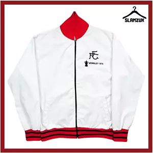 Fulham Football Jacket Score Draw Large Retro Wembley FA Cup Final 1975 FL8 - Picture 1 of 12