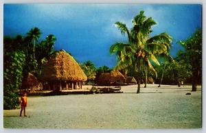 Postcard Samoa Village - Picture 1 of 2