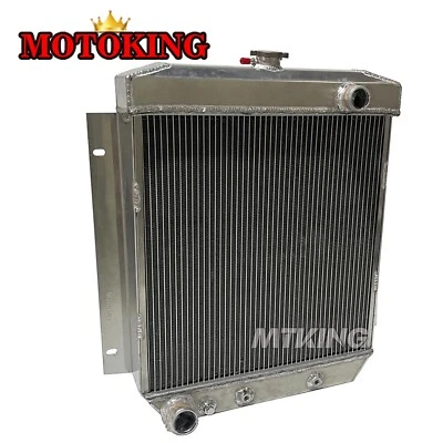 Radiador completo de aluminio para Ford Customline V8 1954-1956 1955 3,9 4,2 4,4 4,8 L Foto 1 de 4