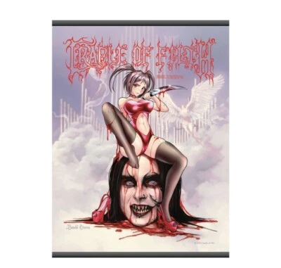 CRADLE OF FILTH ~ Authentic Band Art 2023 Brando Chisea Limited To 50 IN HAND! - Image 1 of 2