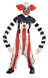 Illusion Long Arm Creepy Clown Childrens Costume Halloween Size M 8-10 - Picture 1 of 1