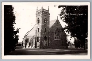 Iglesia Episcopal Colton NY St. Lawrence County RPPC Postal H1 - Imagen 1 de 2