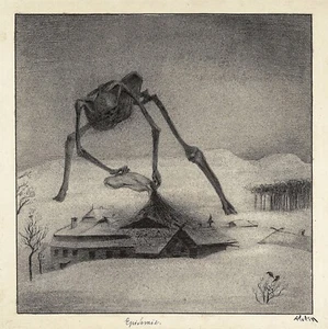 Epidemie : Alfred Kubin : 1900 - 1901 : Archiv Kunstdruck - Bild 1 von 2