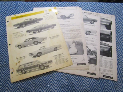 Ford Galaxy 500 XL 1968 LTD COUNTRY SQUIRE DISTRIBUIDOR ÁLBUM FOLLETO CONJUNTO Foto 1 de 3