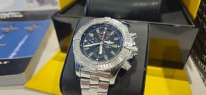Breitling Super Avenger Black Baton Dial - Picture 1 of 11