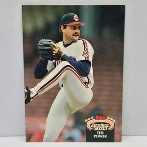 Ted Power - 1992 Topps Stadium Club #812 - Cleveland Indians (Guardians) - Picture 1 of 3
