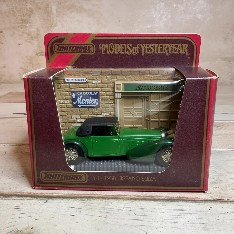 Matchbox Y-17 1938 Hispano Suiza, Includes Background, MODELS OF YESTERYEAR - Image 1 of 3