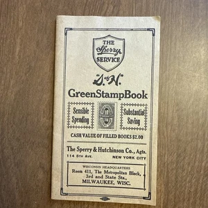 1927 Milwaukee, WI S & H leeres Sammelbriefmarkenbuch - Bild 1 von 3