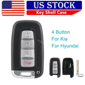 Repuesto de carcasa de llavero remoto inteligente de 4 botones para Hyundai Kia SY5HMFNA04 - Imagen 1 de 7