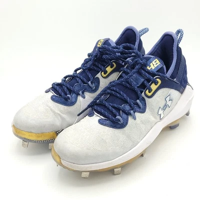 Under Armour Harper 8 Low ST Baseball Cleats blue gray men's size 6.5  - Image 1 of 4