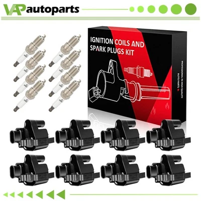 Bobina de encendido y bujía 8 cuadrados para Chevrolet Sonora 2003-2004 5,3 L V8 Foto 1 de 4