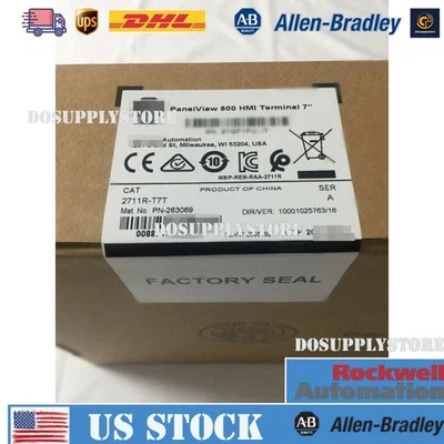 2711R-T7T PANELVIEW 800 7-INCH HMI TERMINAL 2711R-T7T 1pcs - Image 1 of 4