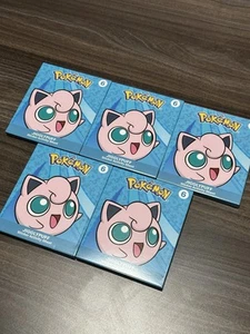 x5 Pokémon #6 JIGGLYPUFF Cards & Sticker Set from McDonalds 2025 ~ NEW in BOX - Picture 1 of 2