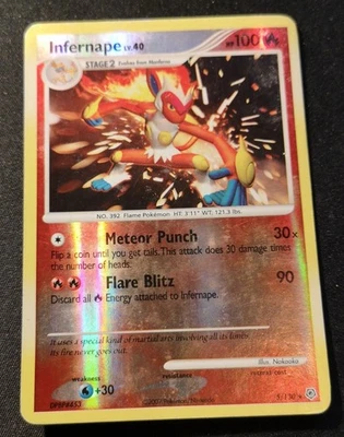 Infernape - Reverse Holo - 5/130 - MP - EN - Image 1 of 2