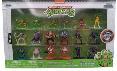 Nickelodeon Teenage Mutant Ninja Turtles TMNT Jada Nano Metalfigs 18 Figuras Nuevo Foto 1 de 4