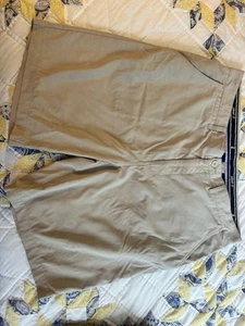 Pantalón corto de golf Johnnie-O para hombre caqui 36” cintura técnica tela secado rápido - Imagen 1 de 4