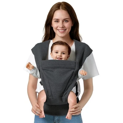 Toddler Sling Carrier Toddler Carrier Sling Easy to Use Baby Sling - Dark Gray - Image 1 of 4