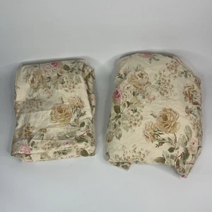 Rare Ralph Lauren Woodstock Floral Twin Fitted Sheet French Flat And Fitted - Picture 1 of 5