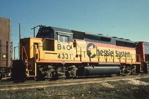 B&O baltimore & ohio Chessie system dupe slide 1984 - Picture 1 of 1
