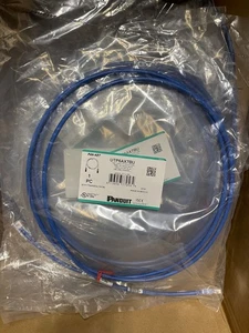 (1 pieza) NUEVO Cable de conexión Panduit UTP6AX7BU 7 pies 10 GIG UTP T568B 24 AWG azul sólido - Imagen 1 de 1