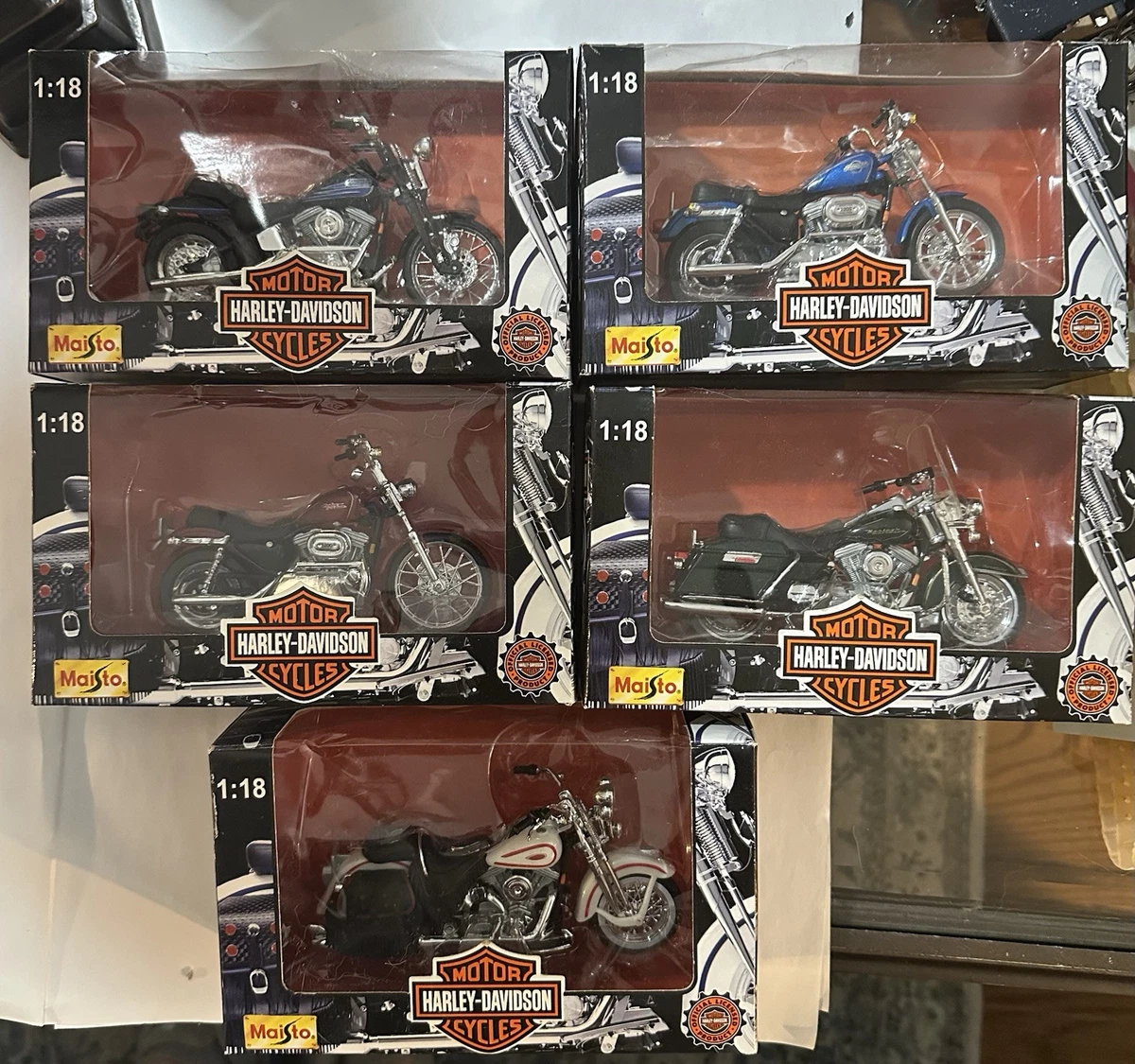 Harley-Davidson 1:18 Scale Diecast Motorcycles for sale | eBay