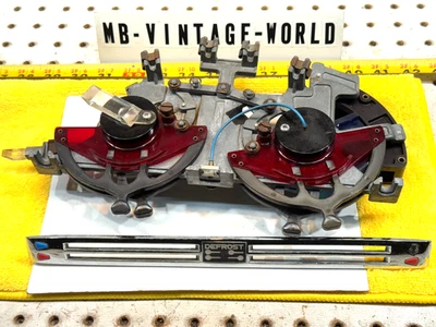 Mercedes 71-73 W108,W109 vent heater blower CENTER control working 1 Panel,Typ 4 - Image 1 of 4