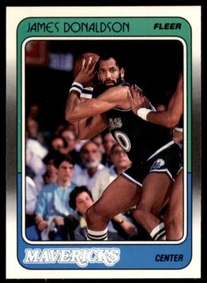 1988-89 Fleer James Donaldson Dallas Mavericks #29 - Image 1 of 2